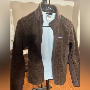 Patagonia Women’s Fleece Jacket – Size XS – Brown – Full Zip
